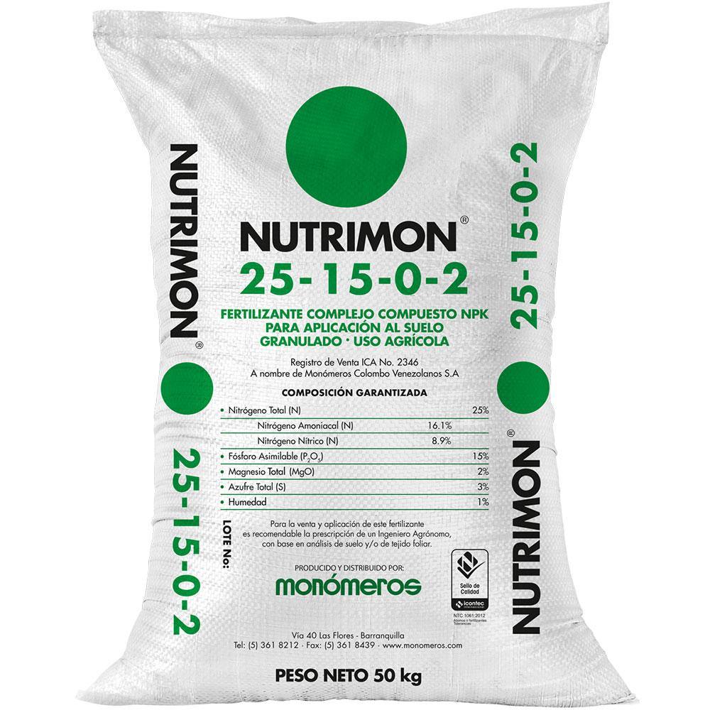 Nutrimon 25-15-0-2 Nutrimon Monómeros saco 50kg