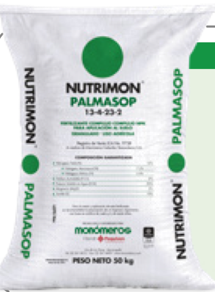 Palmasop 13-4-23-10(S) Nutrimon Monómeros saco 50kg
