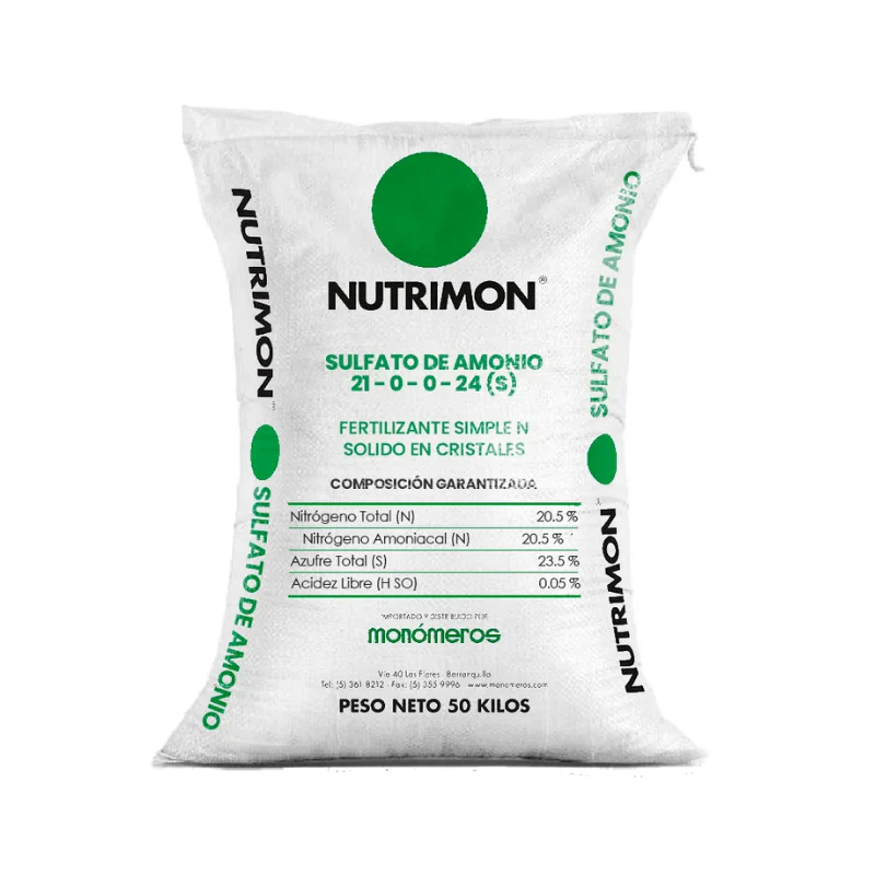 Sulfato de Amonio 21-0-0-24(S) Nutrimon Monómeros saco 50kg